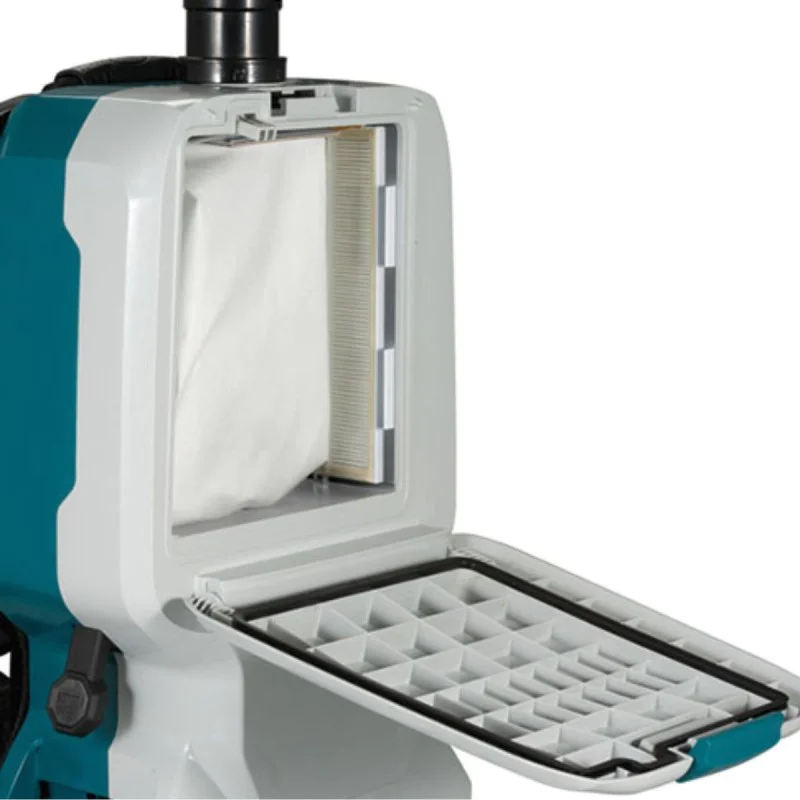 Cordless backpack vacuum cleaner Makita 18V, brushless motor, HEPA filter