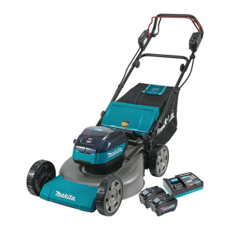 Cordless lawn mower MAKITA LM002GT201 - 530 mm, 40 V, XGT, with mulching + GIFT from Makita Bulgaria - Battery XGT BL4040F