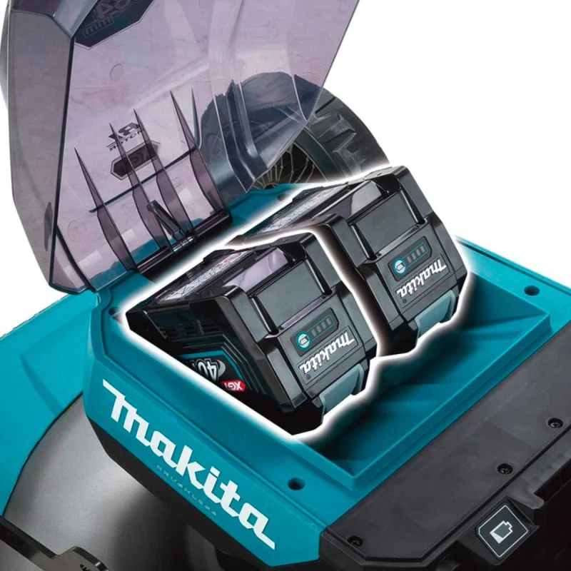 Cordless lawn mower MAKITA LM002GT201 - 530 mm, 40 V, XGT, with mulching + GIFT from Makita Bulgaria - Battery XGT BL4040F