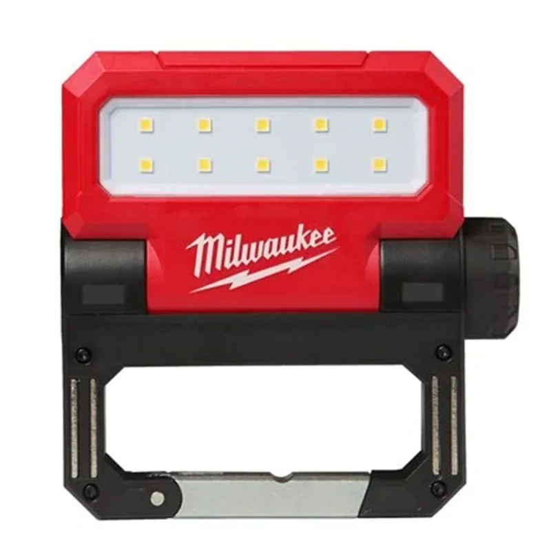 Milwaukee 550 lumen rechargeable folding spotlight