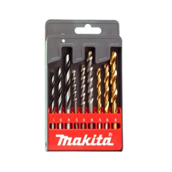 Комплект свредла за дърво, камък и метал Makita D-08660 - 9 части