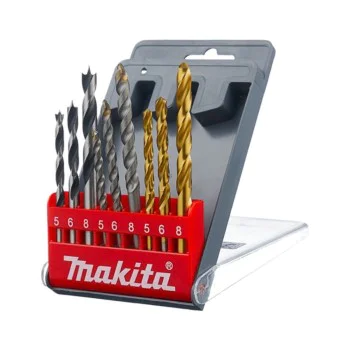 Комплект свредла за дърво, камък и метал Makita D-08660 - 9 части