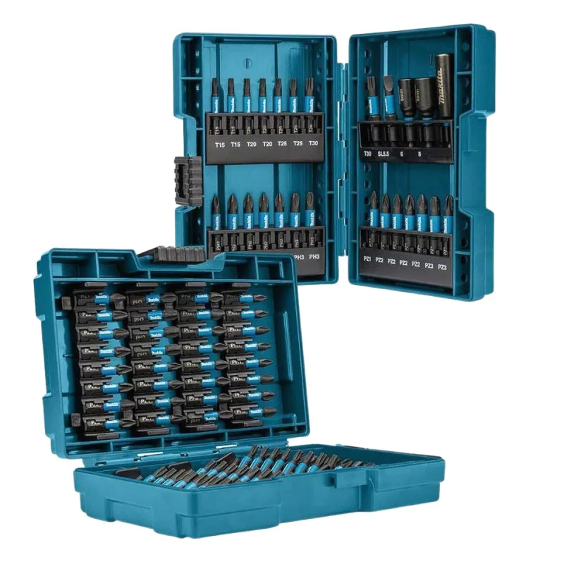 Set of impact bits / bits with magnetic holder Makita E-03109 - 90 pieces