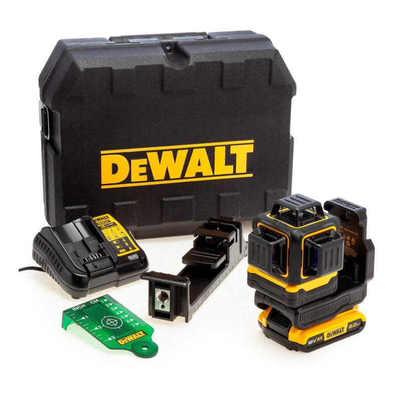 DeWalt DCLE34031D1 Laser Level - 3x360° Green Beam 18V XR Compact