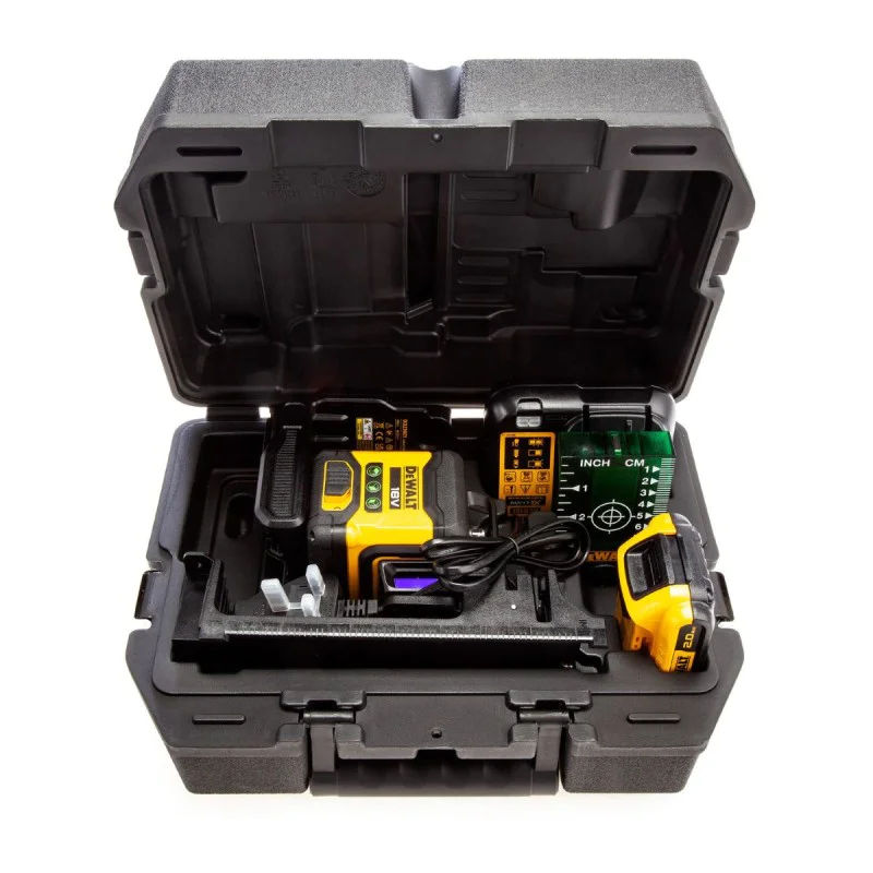 DeWalt DCLE34031D1 Laser Level - 3x360° Green Beam 18V XR Compact