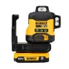 DeWalt DCLE34031D1 Laser Level - 3x360° Green Beam 18V XR Compact