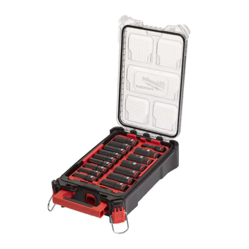 Milwaukee Impact Inserts in Organizer - 16 pieces 1/2