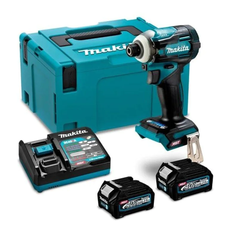 Professional cordless impact driver Makita TD001GD201, 220 Nm / 40V - XGT