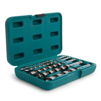 Wood drill bits type Lewis with hex shank Makita 6-19 mm, 200 mm, 5 pcs.