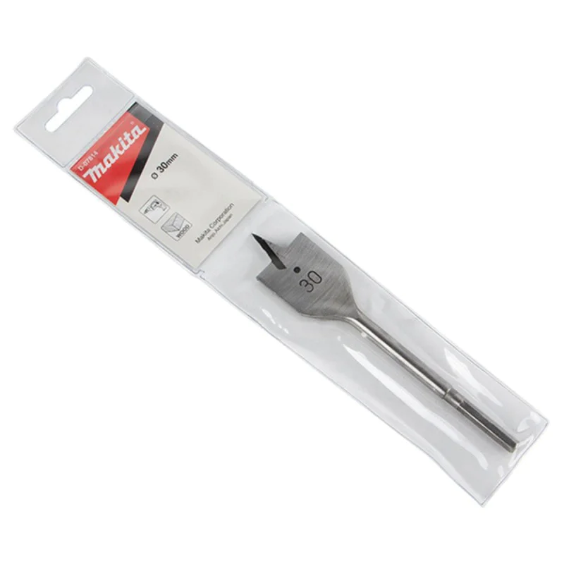 Makita flat wood drill bit with 6-wall shank 30 mm, 160 mm