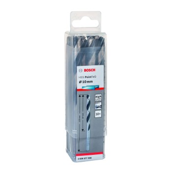Metal drill bit f10.0mm Bosch 2608577268, HSS, PointTeQ