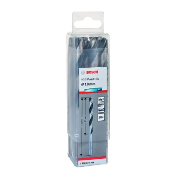 Metal drill bit f10.0mm Bosch 2608577268, HSS, PointTeQ