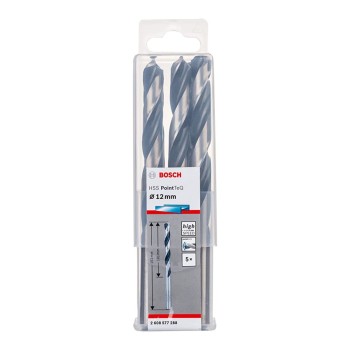 Metal drill bit ф12.0mm Bosch 2608577288, HSS, PointTeQ