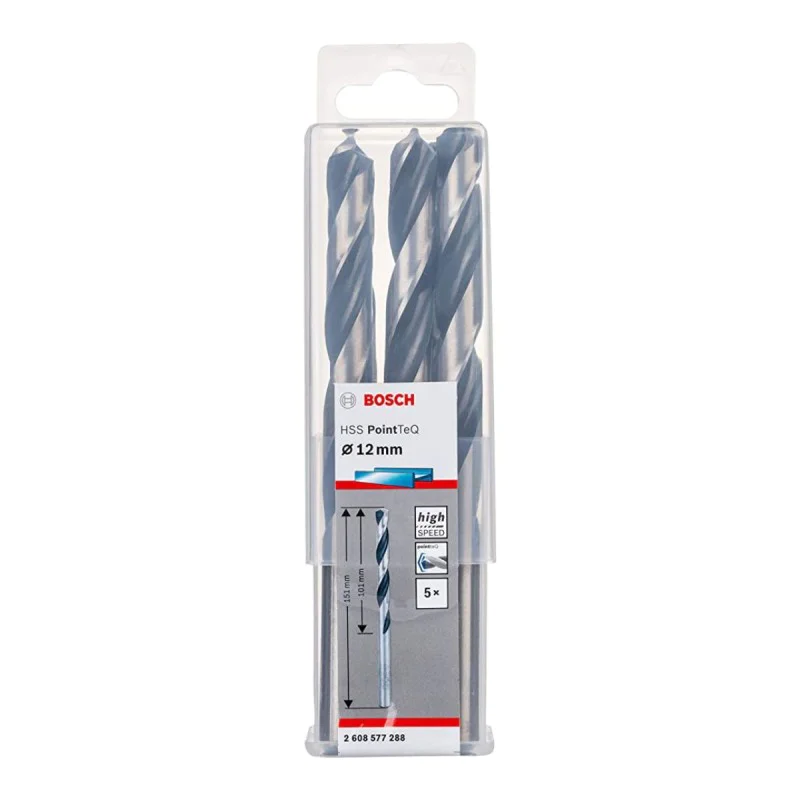 Metal drill bit ф12.0mm Bosch 2608577288, HSS, PointTeQ