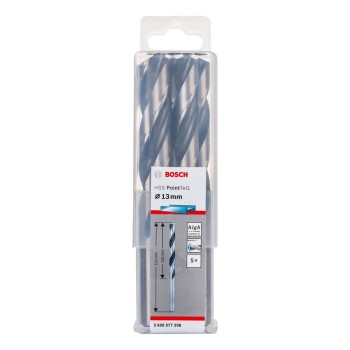 Metal drill bit ф13.0mm Bosch 2608577298, HSS, PointTeQ