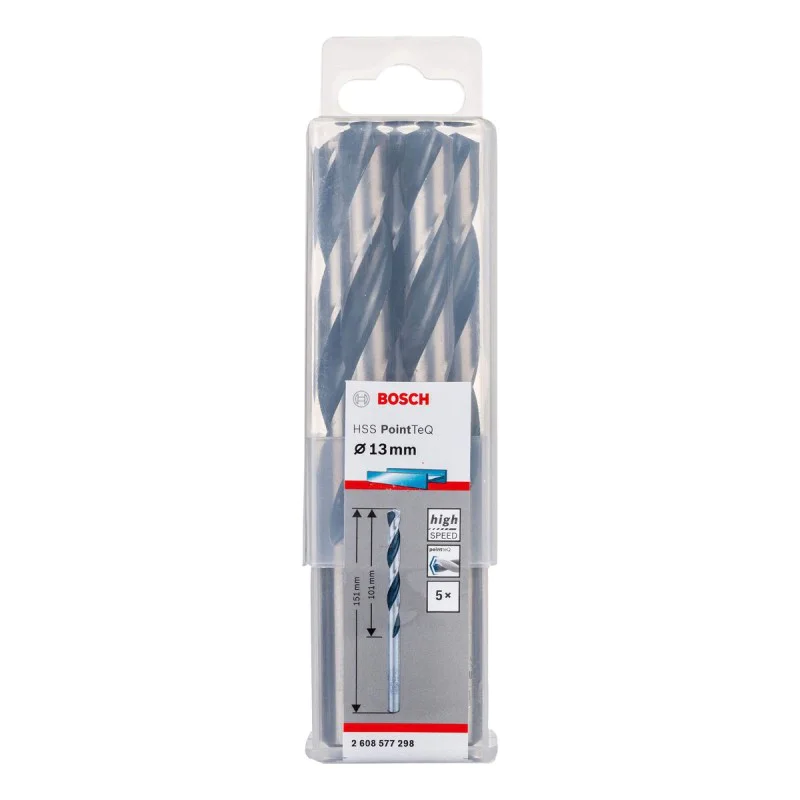 Metal drill bit ф13.0mm Bosch 2608577298, HSS, PointTeQ