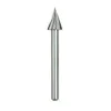 High Speed Router - 6.4 mm - Dremel's largest head with triangular shape, shaping and creating V-shaped grooves e.g. wood