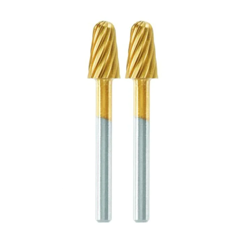 High speed router bits - carving bit - Dremel - 6,4 mm 2 pcs