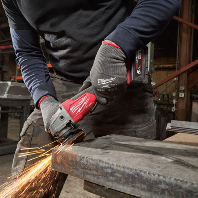 Cordless angle grinder MILWAUKEE M18FSAG125X-502X, brushless f125mm