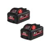 Milwaukee M18HB5.5 - 2 pcs 18V 5.5Ah Li-ion batteries