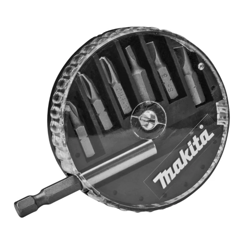 Bits with magnetic holder Makita D-73265, 7 pcs, 25 mm