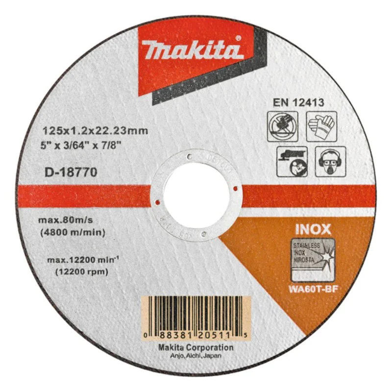 Grinding wheel Makita D-18770 ф 125 mm x 1,2 mm