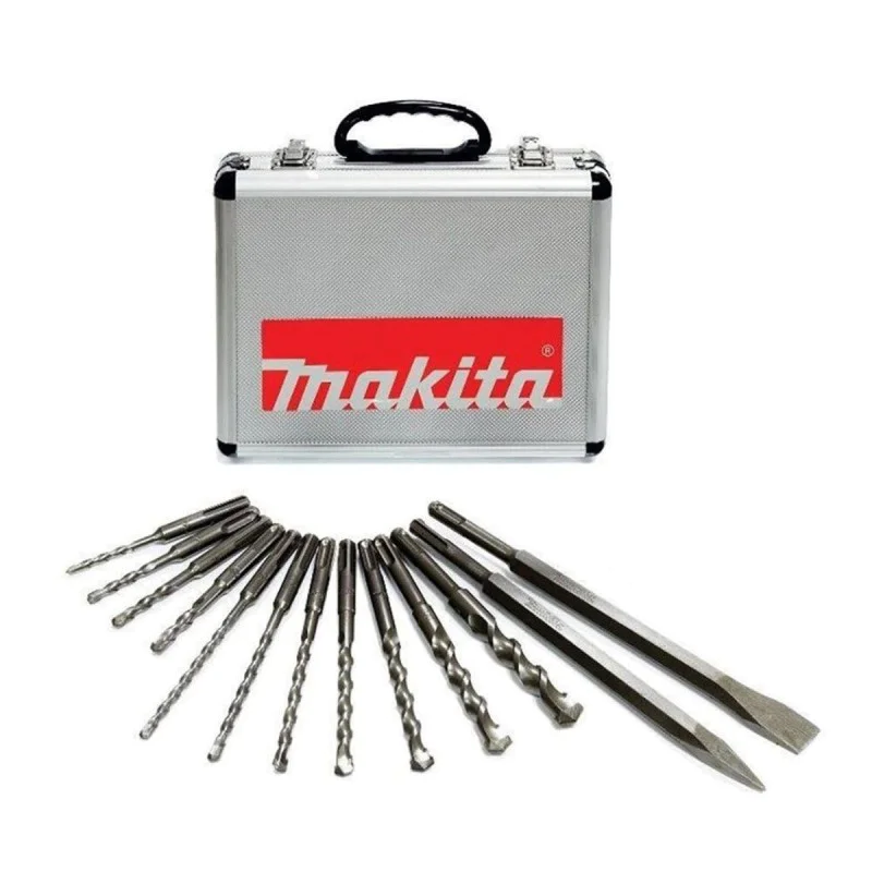 Makita SDS-Plus drill bits and chisels set - 13 pieces