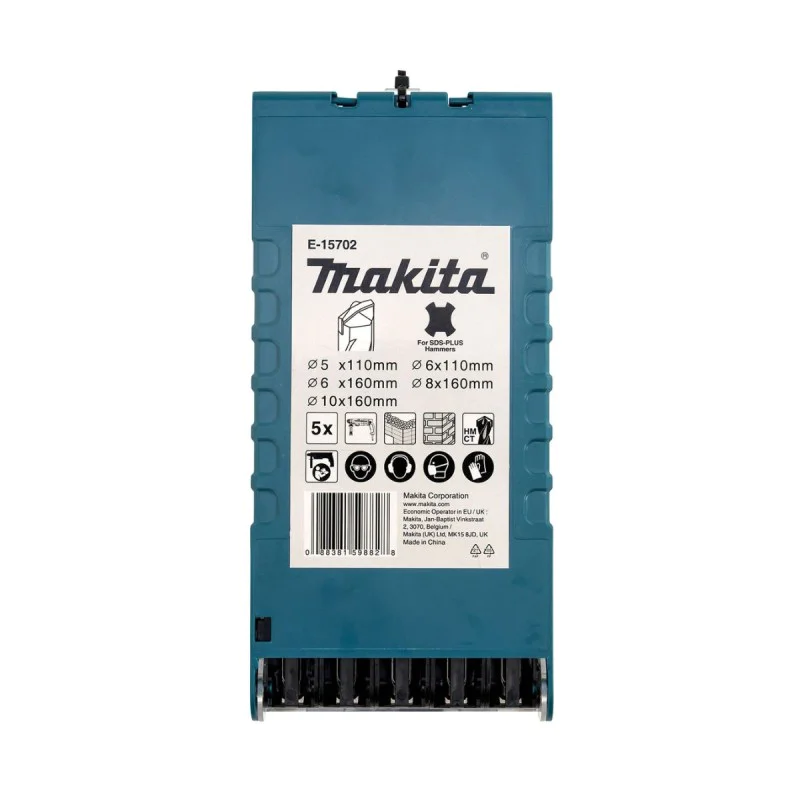 Set of concrete drill bits E-15702 - 5 pcs