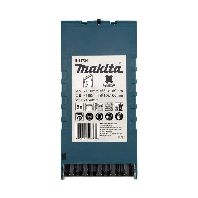 Concrete drill set E-15724 - 5 pcs