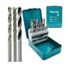 Set of drill bits for metal, wood and concrete Makita D-46202, 3-10mm, 18pcs