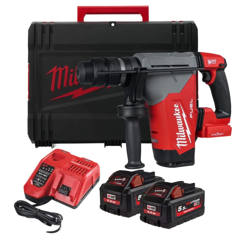 MILWAUKEE M18ONEFHPX-552X Cordless brushless hammer drill, 5 J