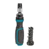 Screwdriver with bits Makita E-10942, 1/4