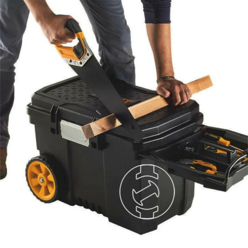 DEWALT DWST1-73598 60 L Plastic Suitcase with Wheels