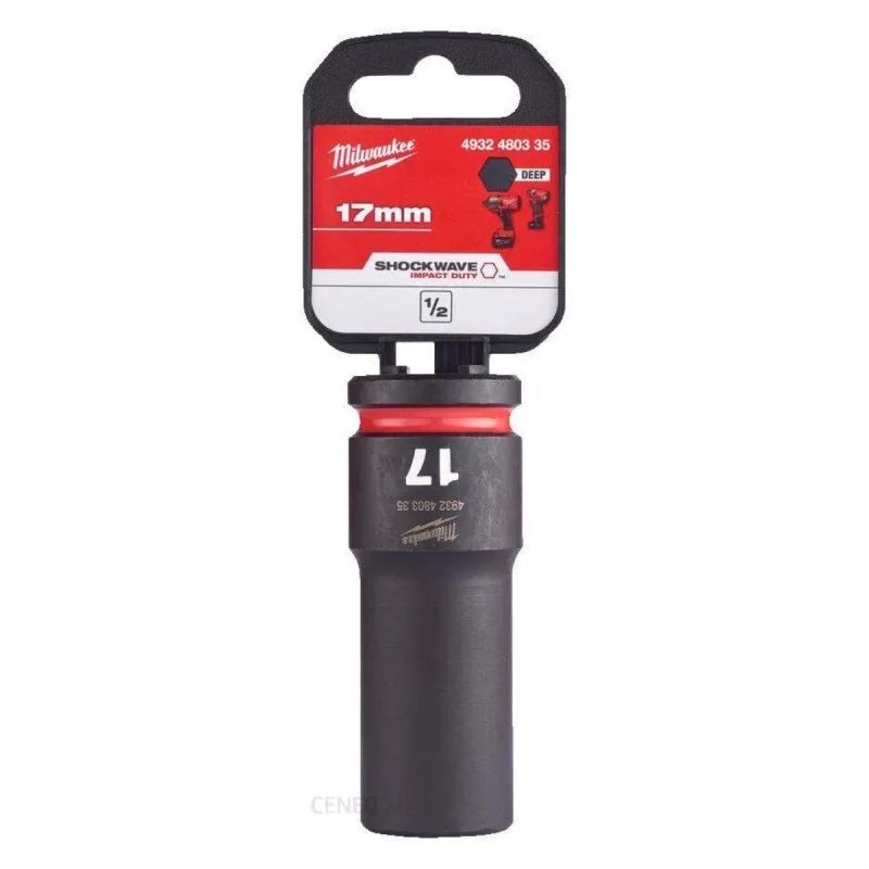 Milwaukee impact socket 17 mm, 1/2