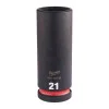 Milwaukee impact socket 21 mm, 1/2