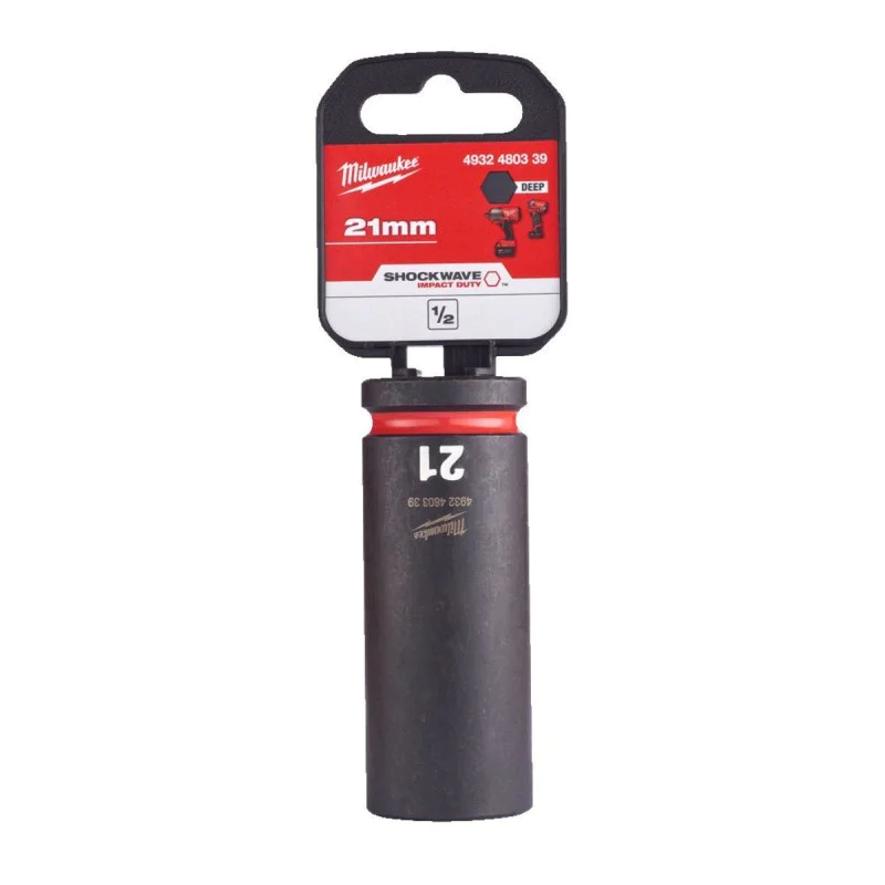 Milwaukee impact socket 21 mm, 1/2