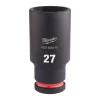 Milwaukee impact socket 27 mm, 1/2