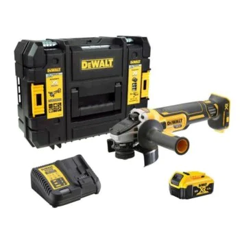 Акумулаторен ъглошлайф DeWALT DCG405P1, ф 125мм, Безчетков, Li-Ion 18V