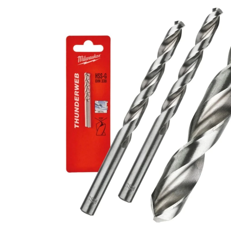 Drill for metal Milwaukee 3x61mm HSS-G, D338 - 2 pcs.