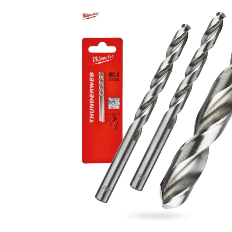 Drill for metal Milwaukee 3.2x65mm HSS-G, D338 - 2 pcs.