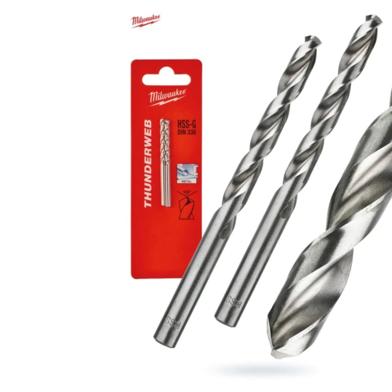 Drill for metal Milwaukee 4x75mm HSS-G, D338 - 2 pcs.