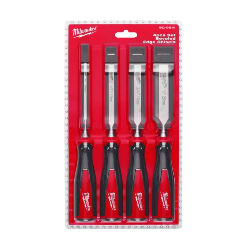 Milwaukee Carpentry Chisel Set 4932479897, 4 pcs