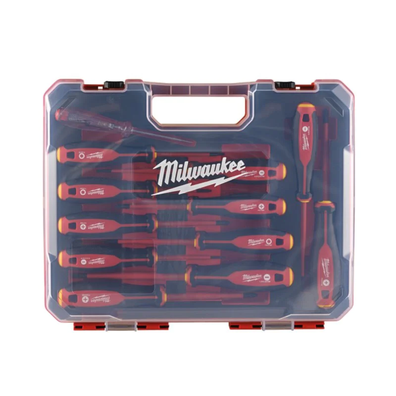 Milwaukee 4932479095 VDE TRI-LOBE - 12 Piece Electric Screwdriver Set