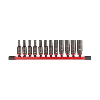 Комплект ударни вложки 1/4" 4-13 мм 12 ЧАСТИ - MILWAUKEE 4932480453