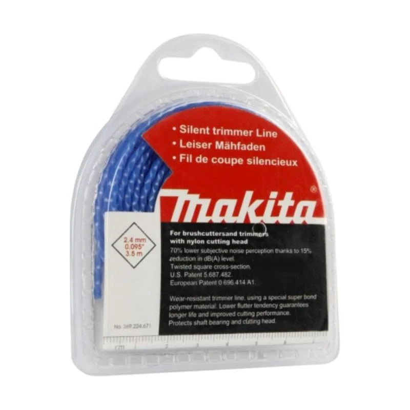 Makita trimmer cord 369224671, 3.5m, 2.4mm