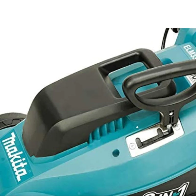 Electric mower Makita ELM3320, 1.2 kW, 330 mm, wheeled with basket