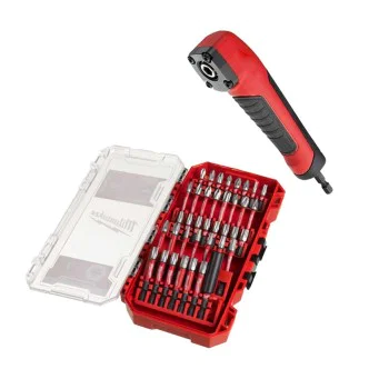 Milwaukee 4932492656 Комплект ъглова приставка с ударни накрайници - 49 части