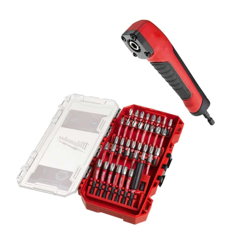Milwaukee 4932492656 Angle attachment set with impact sockets - 49 pieces