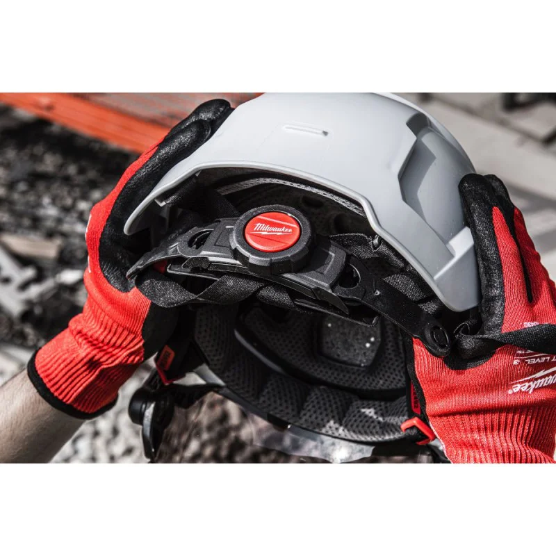 Safety helmet Milwaukee BOLT200, LexanTM, white, ventilated