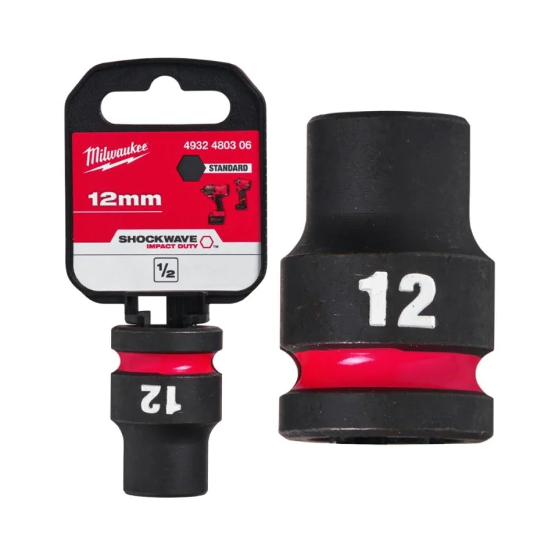 Milwaukee 12 mm impact socket 4932480306 - 1/2